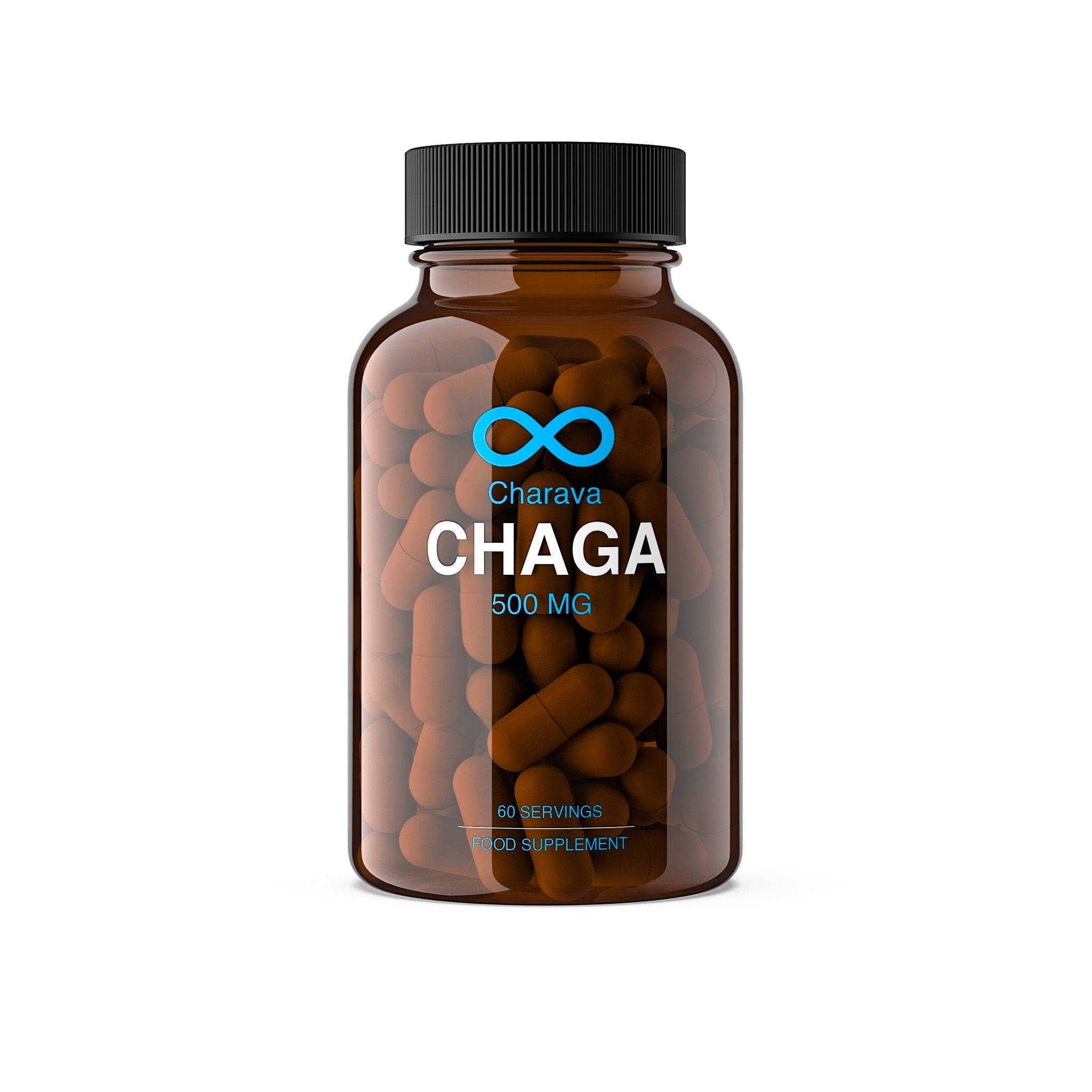 Chaga Mushroom Supplement, Chaga 500mg