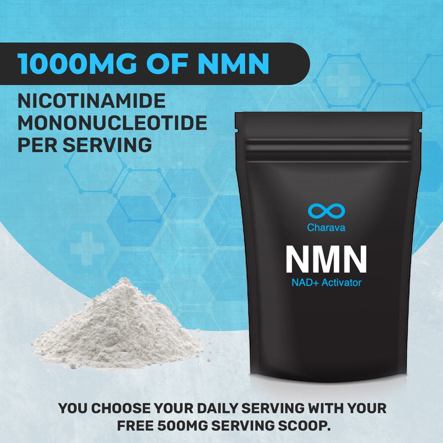 CHARAVA NMN POWDER, NMN Powder