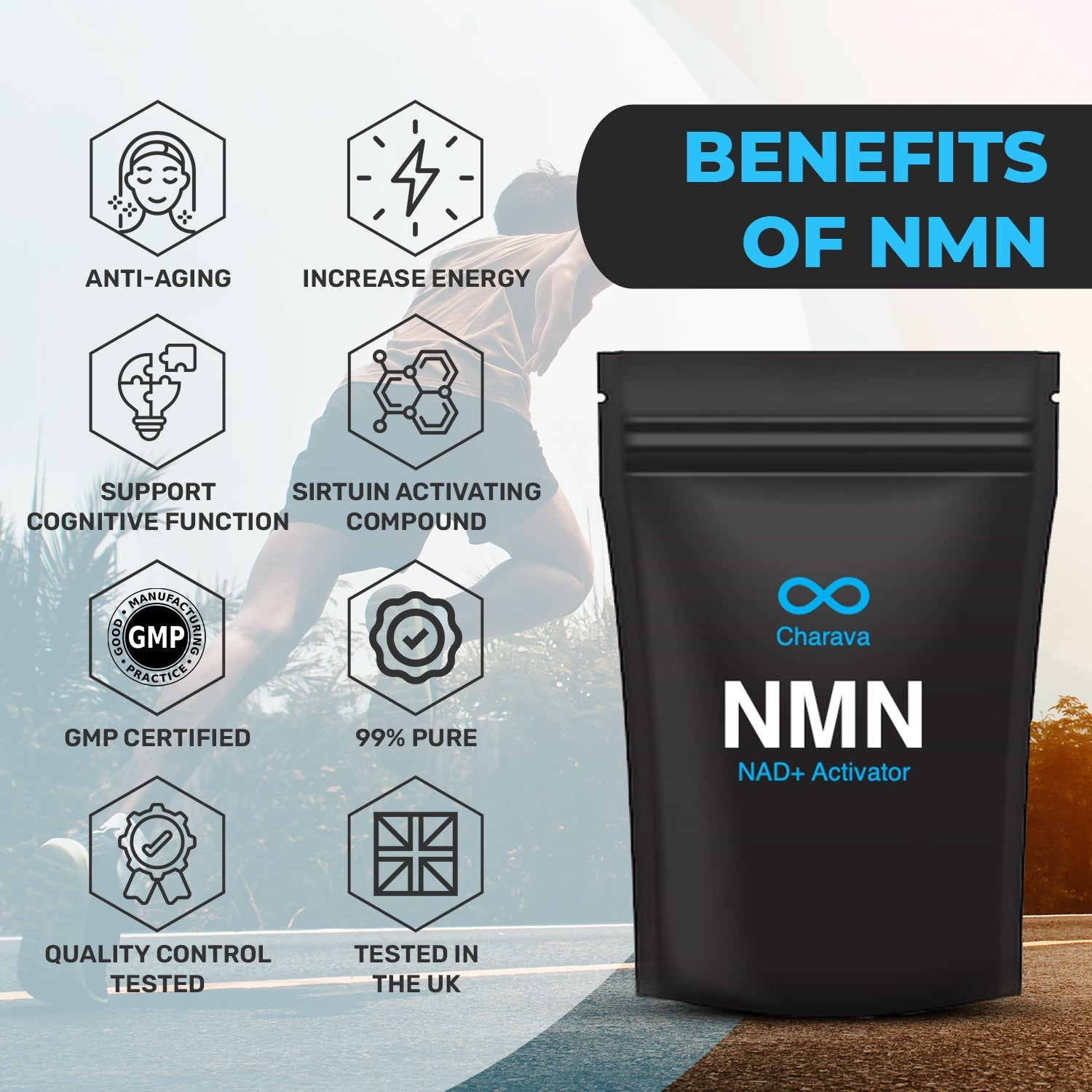 CHARAVA NMN POWDER, NMN Powder